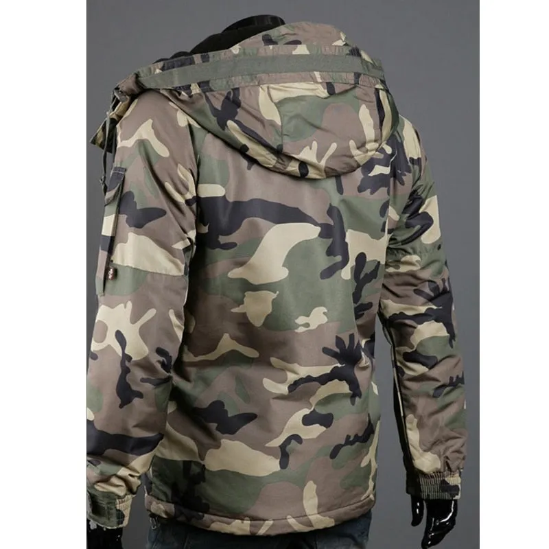 West Louis™ Camouflage Army Outwear Design Jacket
