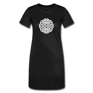 White Celtic Knot Women's T-Shirt Dress