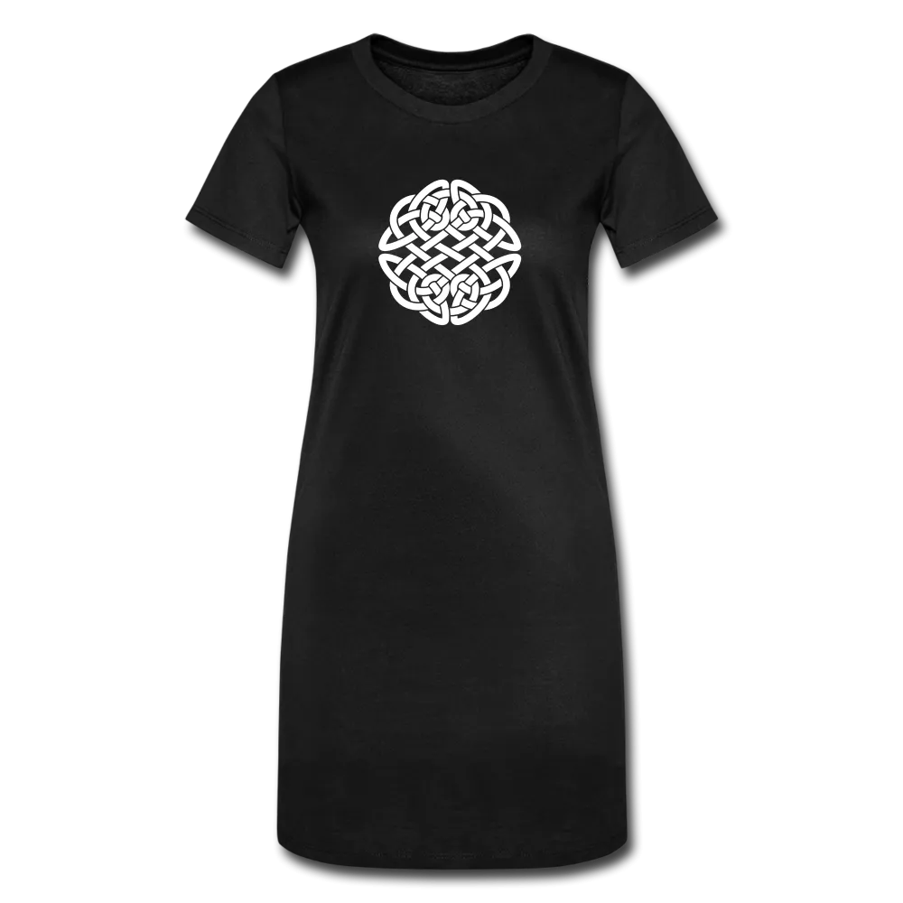 White Celtic Knot Women's T-Shirt Dress