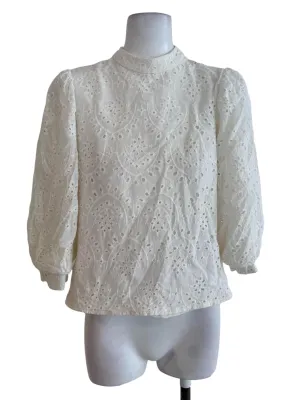 White Chiffon Gypsy Top