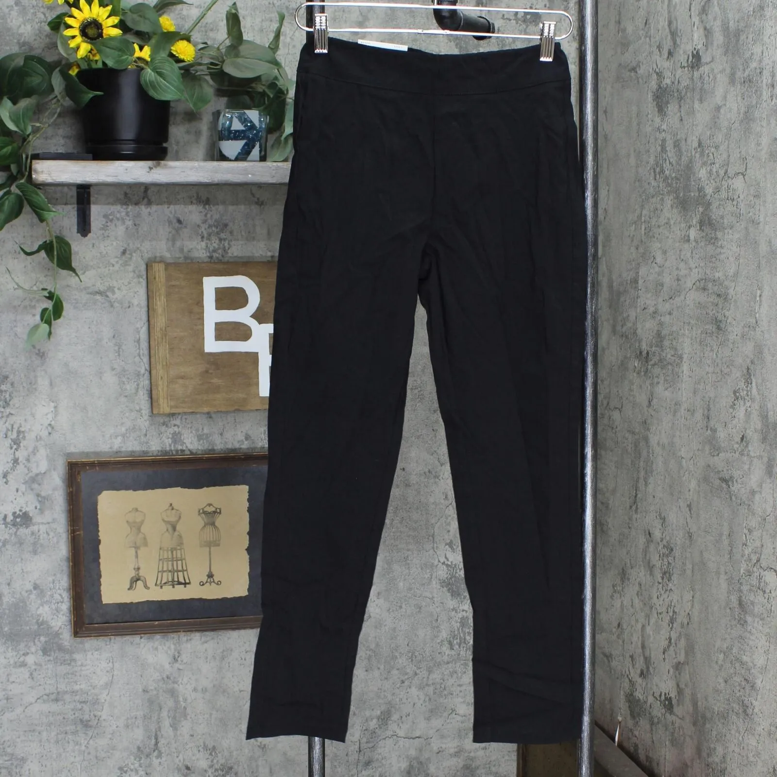 Who What Wear Women's Skinny Crop Pant Black 4 P-W041