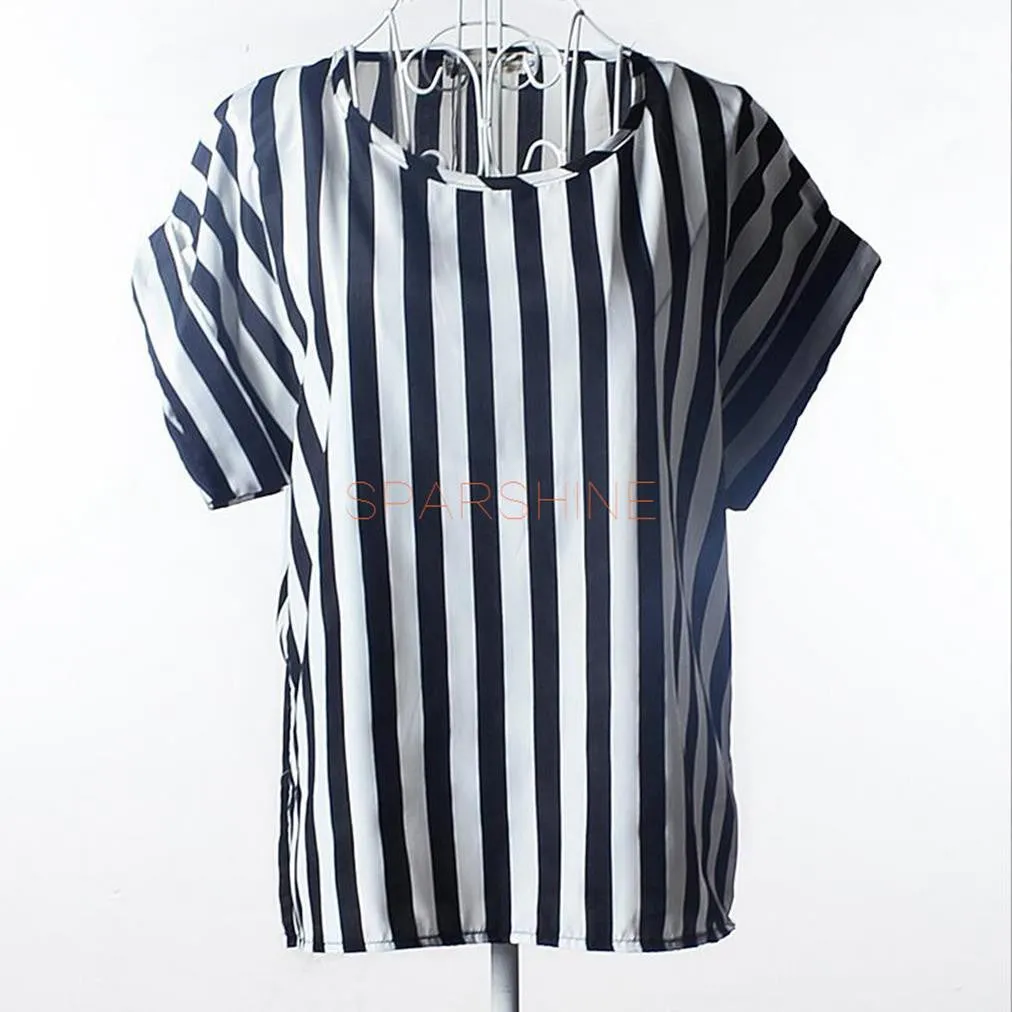 Women Blouses Chiffon Shirt Women Plus Size Short Sleeve Women Tops Batwing Summer