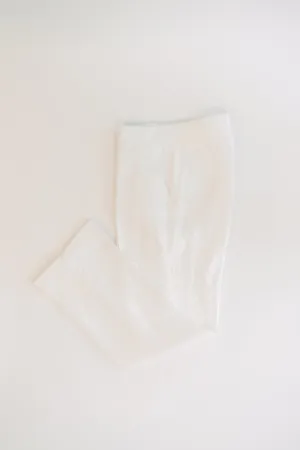 Women - Yacht White  Linen Pants