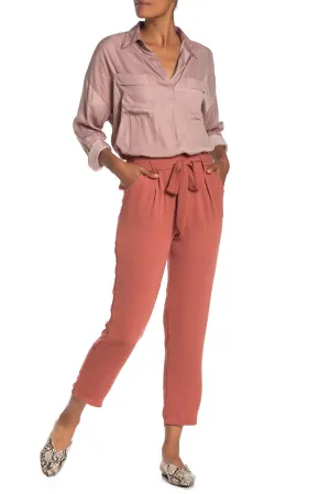 Women's Mustard Seed self tie Pant, perfect for summer, Clay, Size Large! Retails $50 