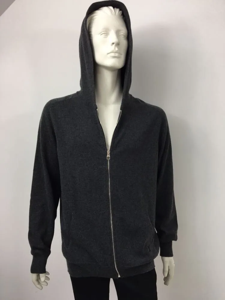 Zip Up Cashmere Hoodie