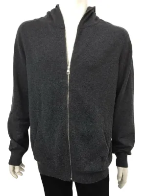 Zip Up Cashmere Hoodie