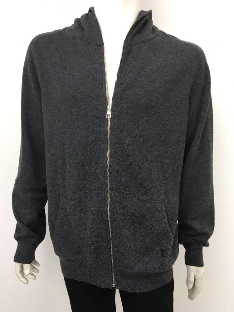 Zip Up Cashmere Hoodie