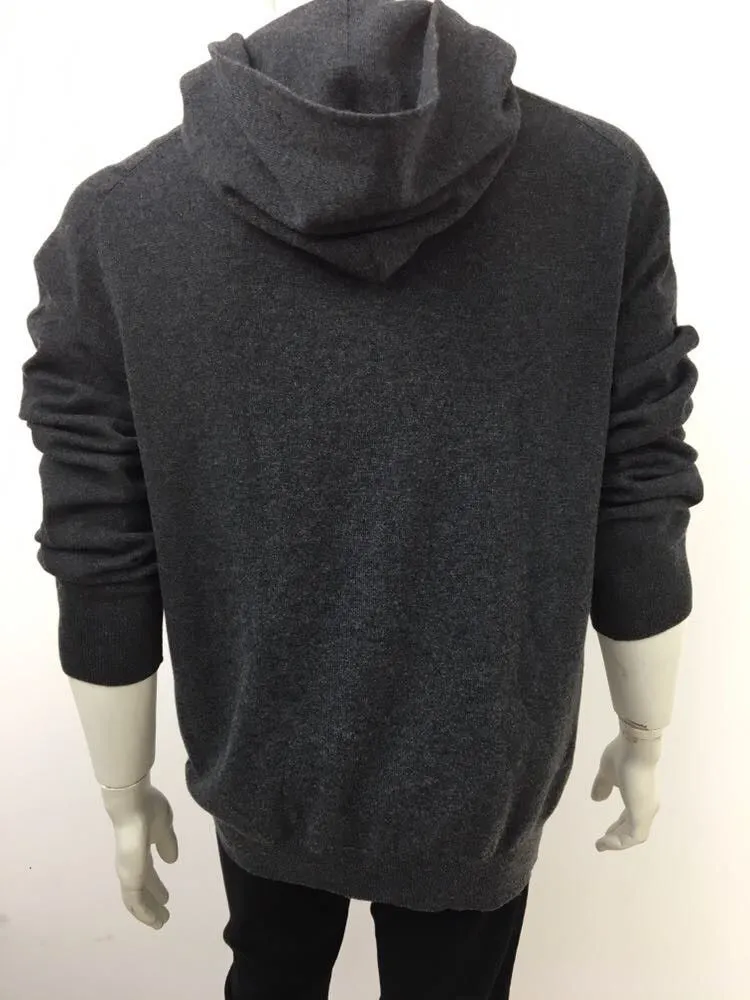Zip Up Cashmere Hoodie